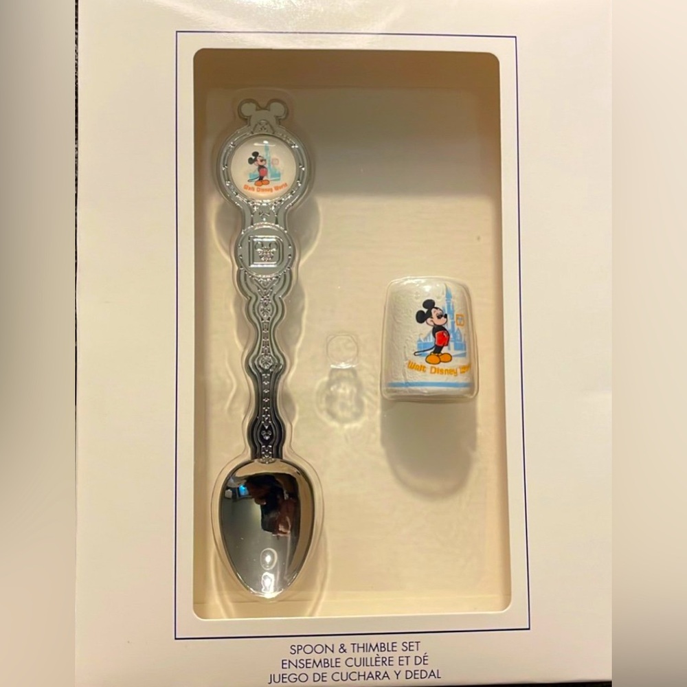 Walt Disney World 50th Anniversary Vault Collection Spoon & Thimble Set